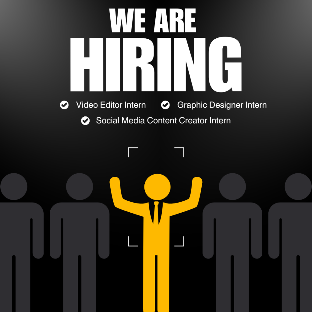 We are Hiring